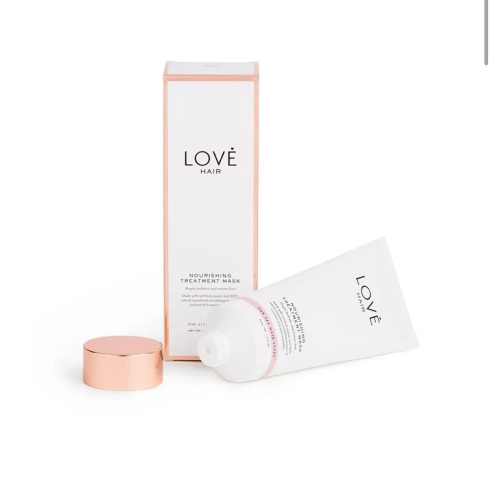 LOVE HAIR Nourishing Organic Treatment Mask 100% Natural Ingredients‎ NEW in BOX